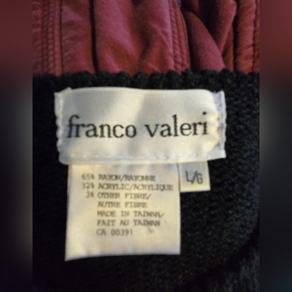 Color Block Granny Goodness Vibrant 3D Knit Flashy Geometric 80s Sweater Size LG - Picture 5 of 5